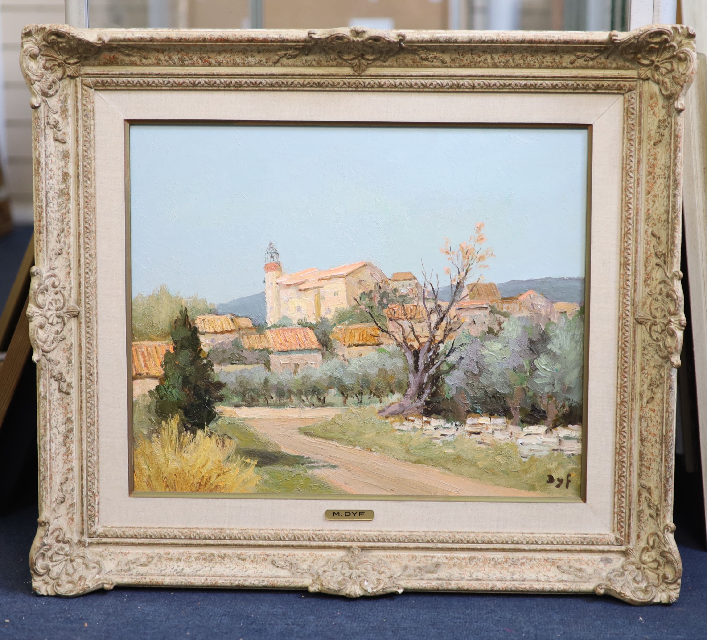 Marcel Dyf (French, 1899-1985), ‘Village de Provence’, oil on canvas, 38 x 46cm.